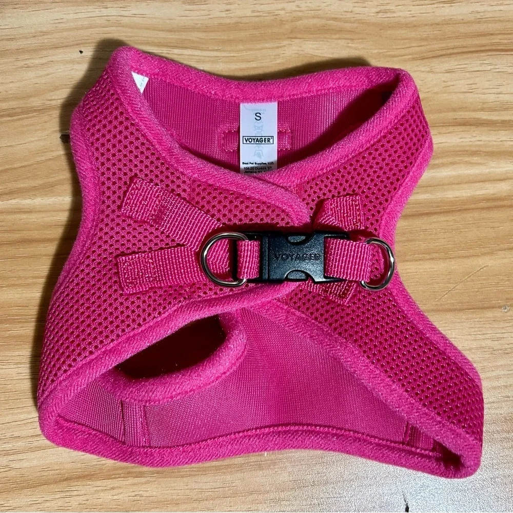 💗 Voyager Step‑In Air Mesh Pet Harness – Size S – Fuchsia